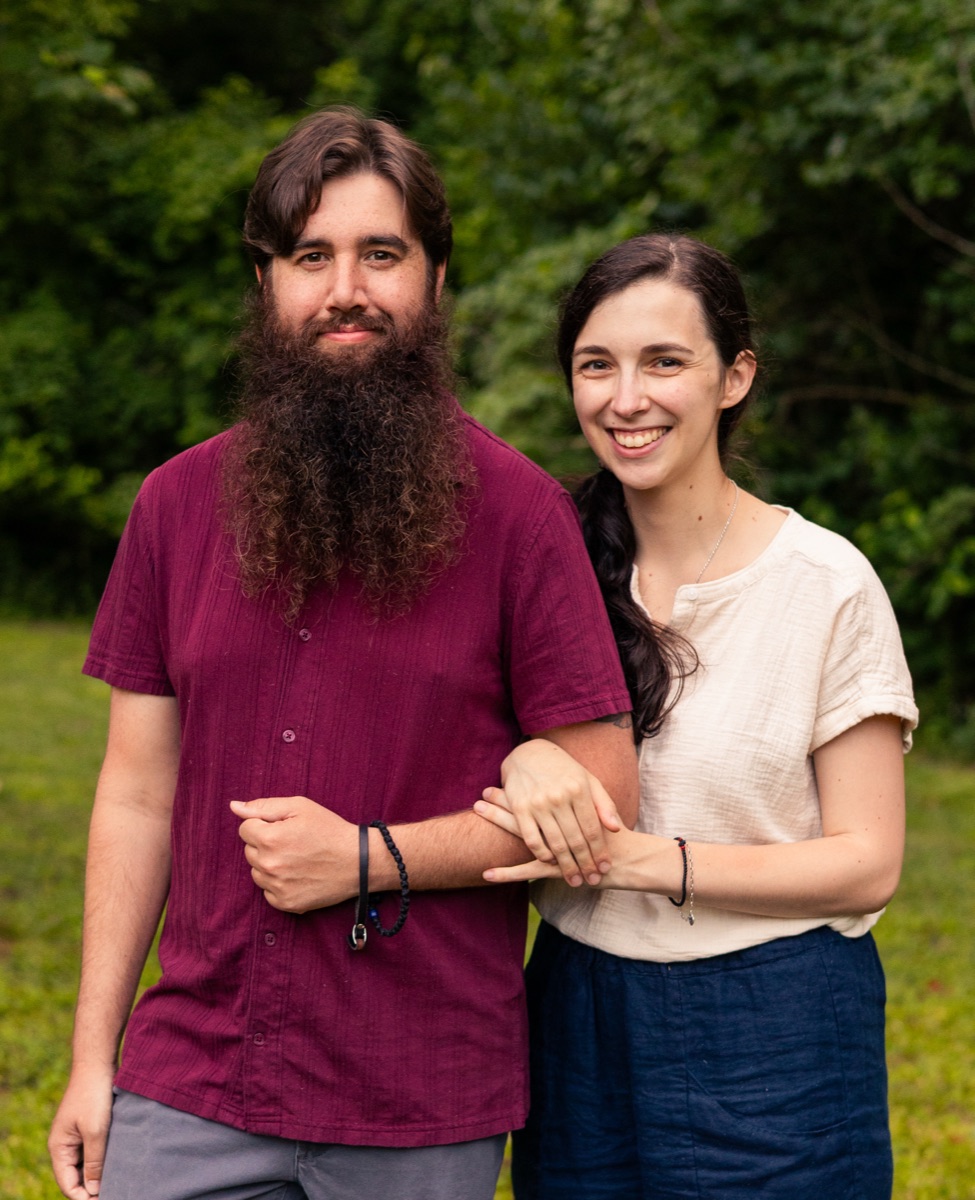 Thomas and Thaisia Millary standing together outdoors